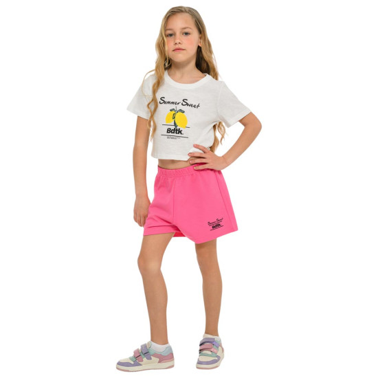 Bodytalk Παιδικό σετ Girls Crop Top & Long Shorts Set